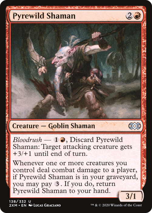 Pyrewild Shaman [2XM-138] Foil - Double Masters