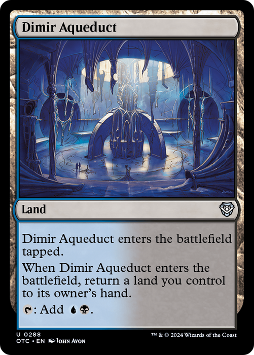 Dimir Aqueduct [OTC-288] - Outlaws of Thunder Junction Commander