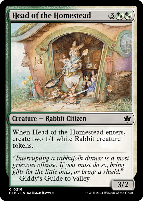 Head of the Homestead [BLB-216] Foil - Bloomburrow