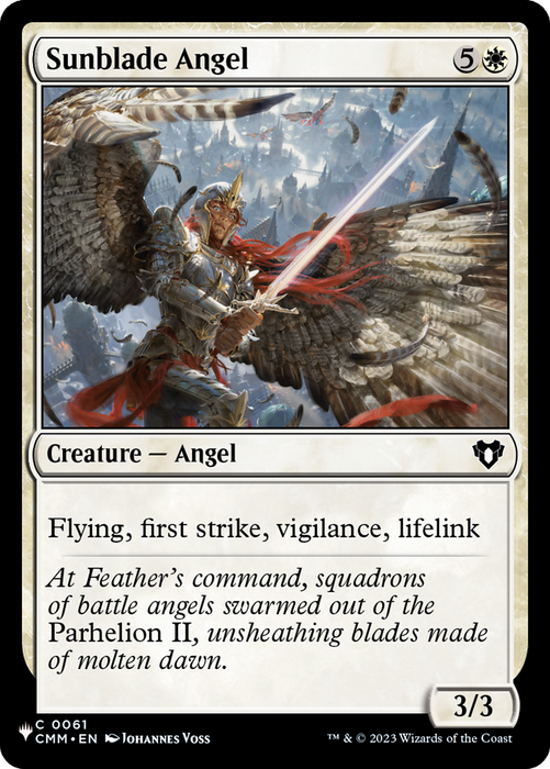 Sunblade Angel [PLST-CMM-61] - The List