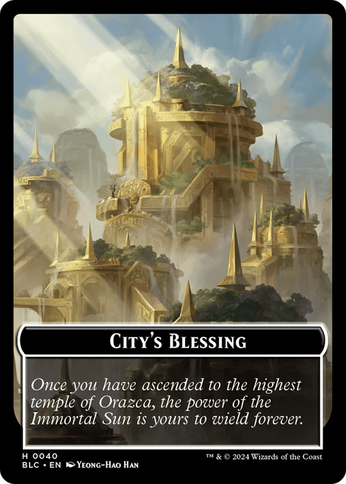 City's Blessing [TBLC-040] - Bloomburrow Commander Tokens