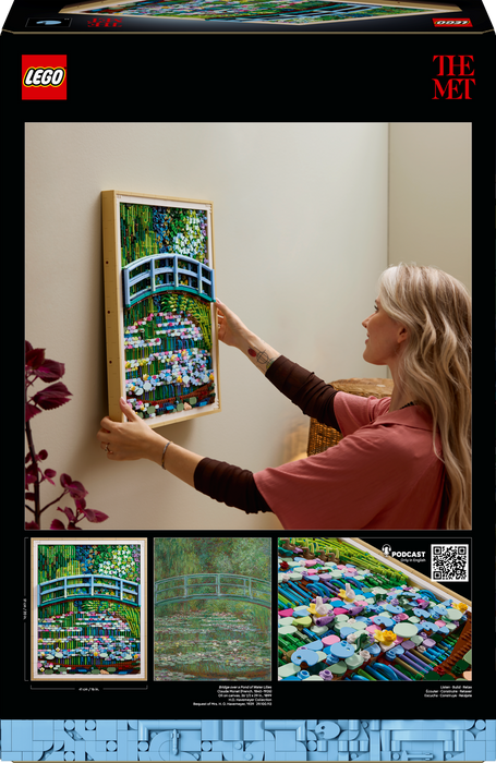 LEGO - Art - Claude Monet - Bridge over a Pond of Lilies
