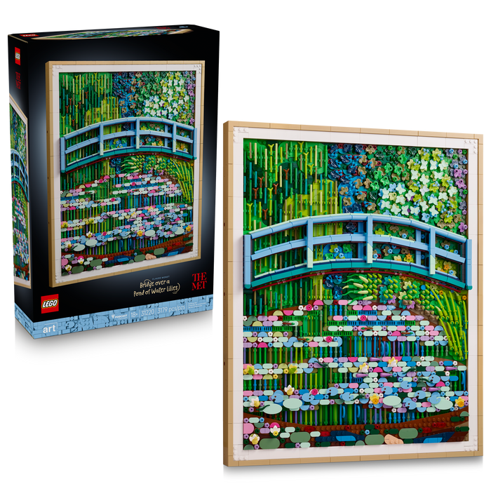 LEGO - Art - Claude Monet - Bridge over a Pond of Lilies
