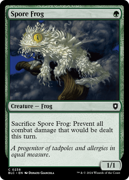 Spore Frog [BLC-238] - Bloomburrow Commander