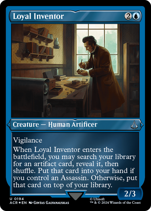 Loyal Inventor [ACR-194] Etched Foil - Assassin's Creed