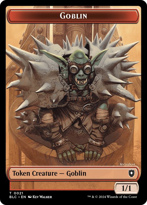 Goblin [TBLC-021] Foil - Bloomburrow Commander Tokens