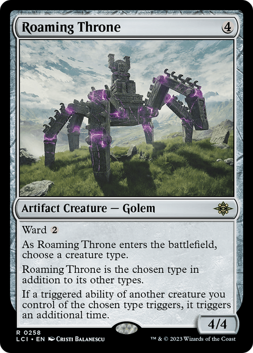 Roaming Throne [LCI-258] Foil - The Lost Caverns of Ixalan