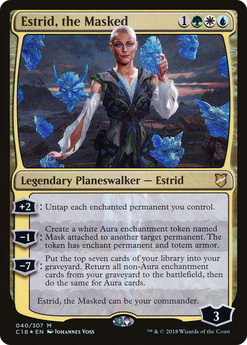 Estrid, the Masked [C18-040] Foil - Commander 2018