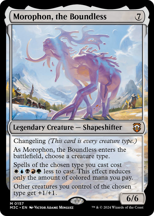 Morophon, the Boundless [M3C-157] - Modern Horizons 3 Commander