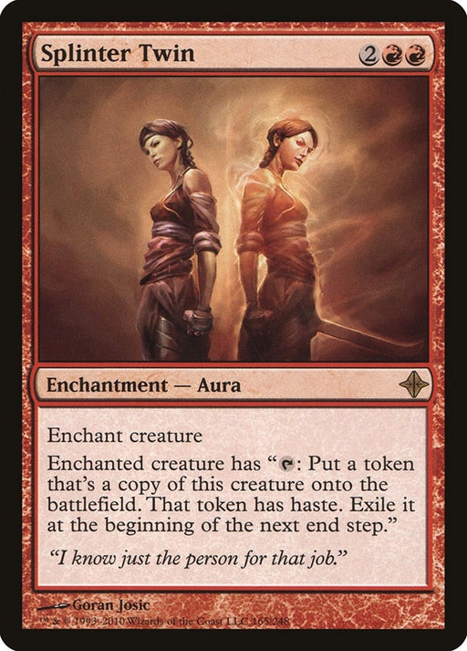 Image for Splinter Twin (165) (Foil) [Rise of the Eldrazi] - Magic: The Gathering