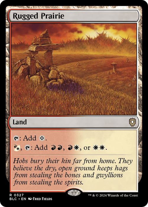 Rugged Prairie [BLC-327] - Bloomburrow Commander