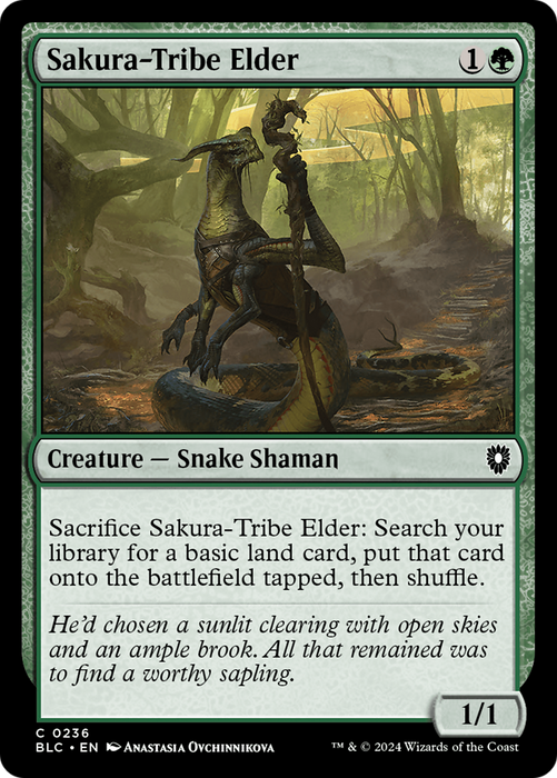 Sakura-Tribe Elder [BLC-236] - Bloomburrow Commander