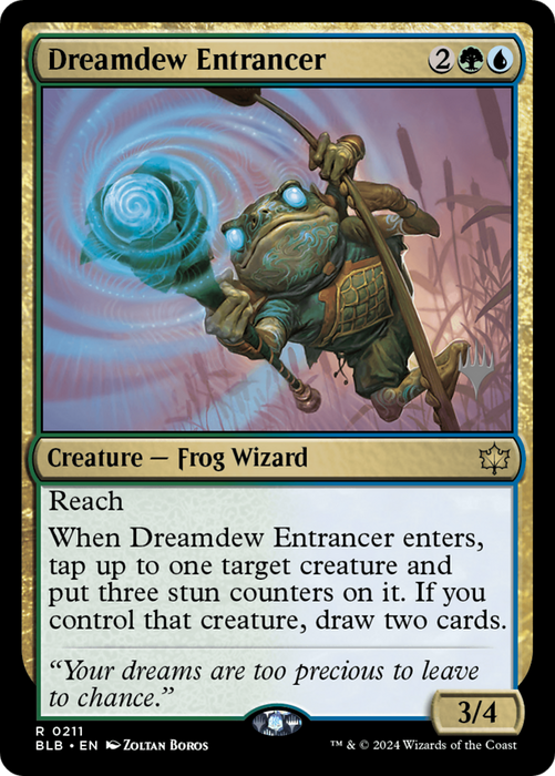 Dreamdew Entrancer [PBLB-211P] - Bloomburrow Promos