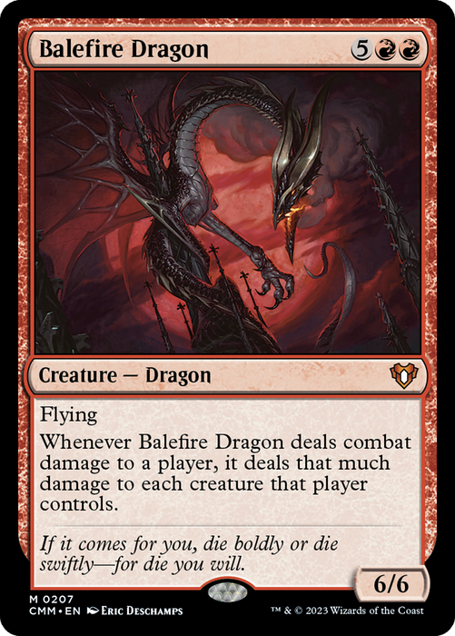 Balefire Dragon [CMM-207] Foil - Commander Masters