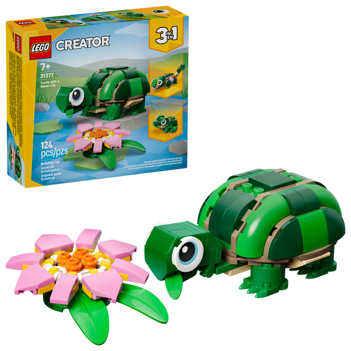 LEGO - Creator - Turtle with a Water Lily Flower