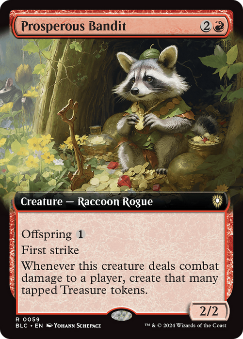 Prosperous Bandit [BLC-059] - Bloomburrow Commander