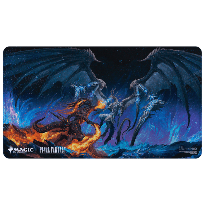 Magic: The Gathering®—FINAL FANTASY™ Bahamut and Ifrit Holofoil Playmat