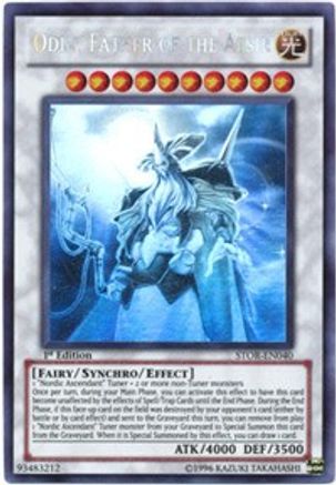 Odin, Father of the Aesir (Ghost Rare) (STOR-EN040) 1st Edition [Storm of Ragnarok]