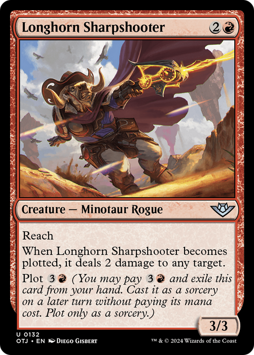 Longhorn Sharpshooter [OTJ-132] Foil - Outlaws of Thunder Junction