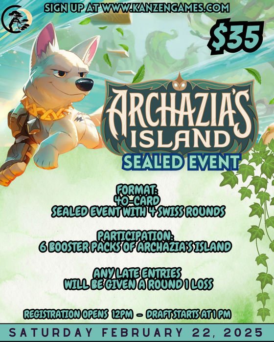 Disney Lorcana - Archazia's Island Sealed Event - Feb. 22nd @ 1:00 P.M