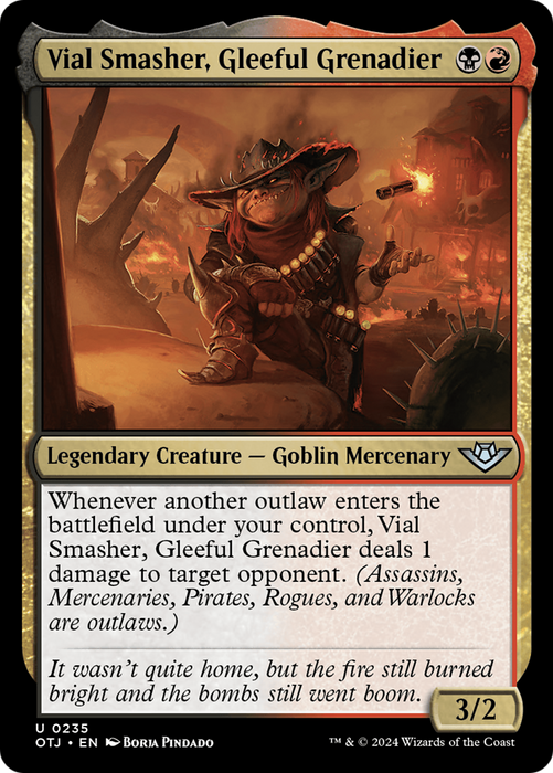 Vial Smasher, Gleeful Grenadier [OTJ-235] - Outlaws of Thunder Junction