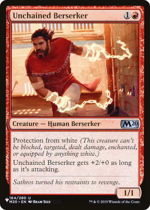 Unchained Berserker [PLST-M20-164] - The List