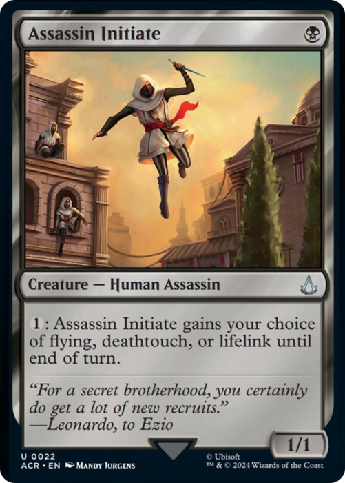 Assassin Initiate [ACR-022] Foil - Assassin's Creed