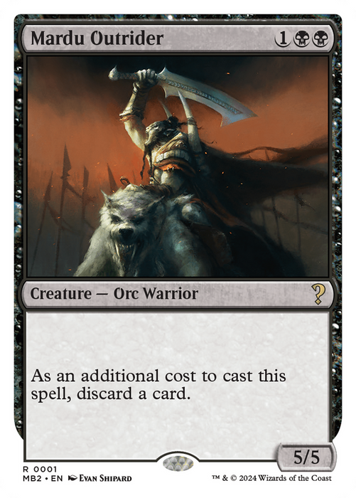 Mardu Outrider [MB2-001] - Mystery Booster 2