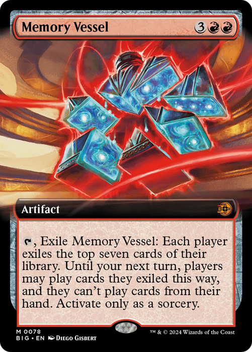 Memory Vessel (Extended Art) [BIG-078] Foil - The Big Score