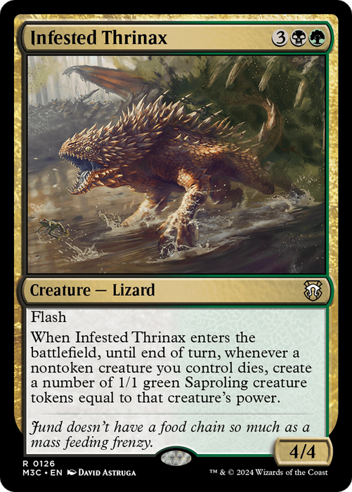 Infested Thrinax [M3C-126] - Modern Horizons 3 Commander