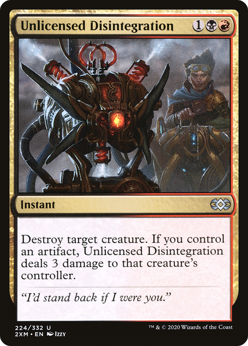 Unlicensed Disintegration [2XM-224] Foil - Double Masters