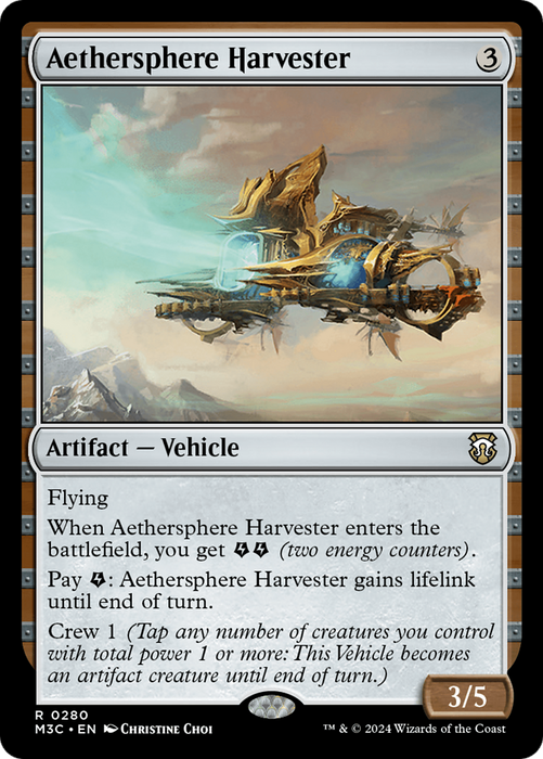 Aethersphere Harvester [M3C-280] - Modern Horizons 3 Commander