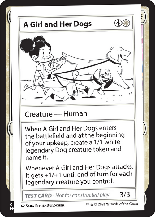 A Girl and Her Dogs [MB2-999-AGD] - Mystery Booster 2