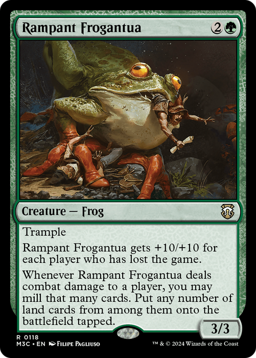 Rampant Frogantua [M3C-118] Foil - Modern Horizons 3 Commander