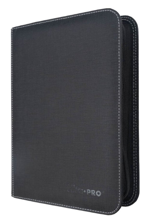 Ultra Pro 4-Pocket Toploader Zippered Premium PRO-Binder (Black)