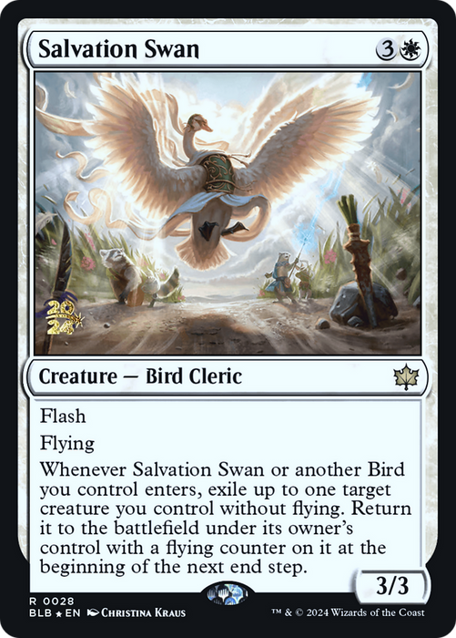 Salvation Swan [PBLB-28S] Foil - Bloomburrow Promos