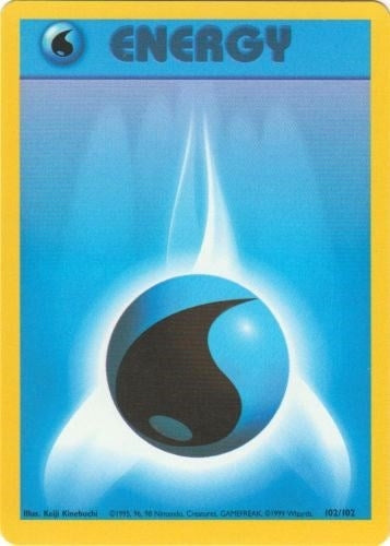 Image for Water Energy (102/102) [Base Set] - Pokemon