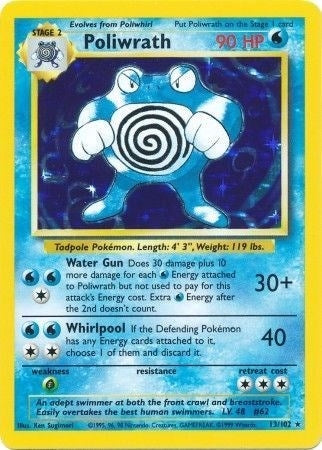 Image for Poliwrath (013/102) (Holofoil) [Base Set] - Pokemon