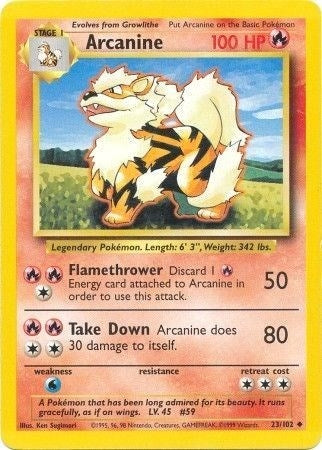 Image for Arcanine (023/102) [Base Set] - Pokemon