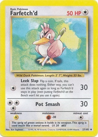 Image for Farfetch'd (027/102) [Base Set] - Pokemon
