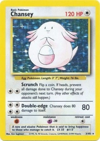 Image for Chansey (003/102) (Holofoil) [Base Set] - Pokemon