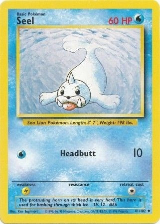 Image for Seel (041/102) [Base Set] - Pokemon
