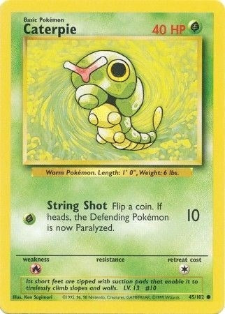 Image for Caterpie (045/102) [Base Set] - Pokemon