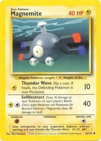 Image for Magnemite (053/102) [Base Set] - Pokemon
