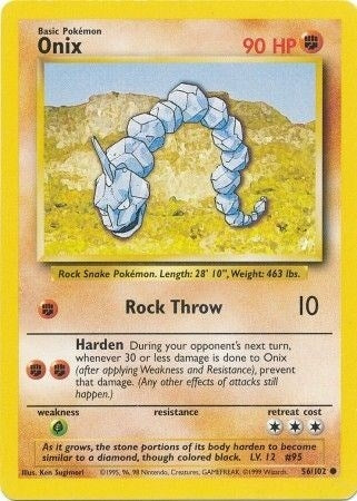 Image for Onix (056/102) [Base Set] - Pokemon