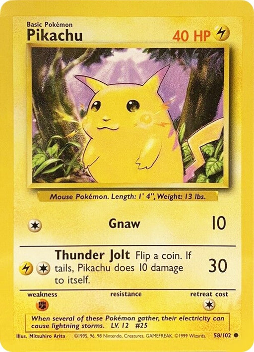 Image for Pikachu (058/102) [Base Set] - Pokemon