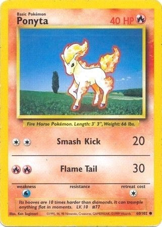 Image for Ponyta (060/102) [Base Set] - Pokemon