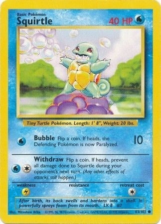 Image for Squirtle (063/102) [Base Set] - Pokemon