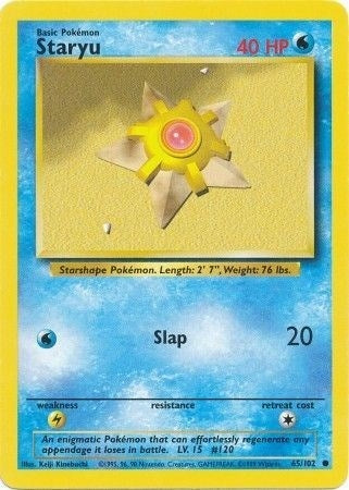 Image for Staryu (065/102) [Base Set] - Pokemon
