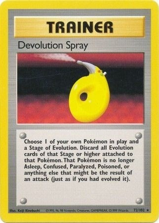 Image for Devolution Spray (072/102) [Base Set] - Pokemon